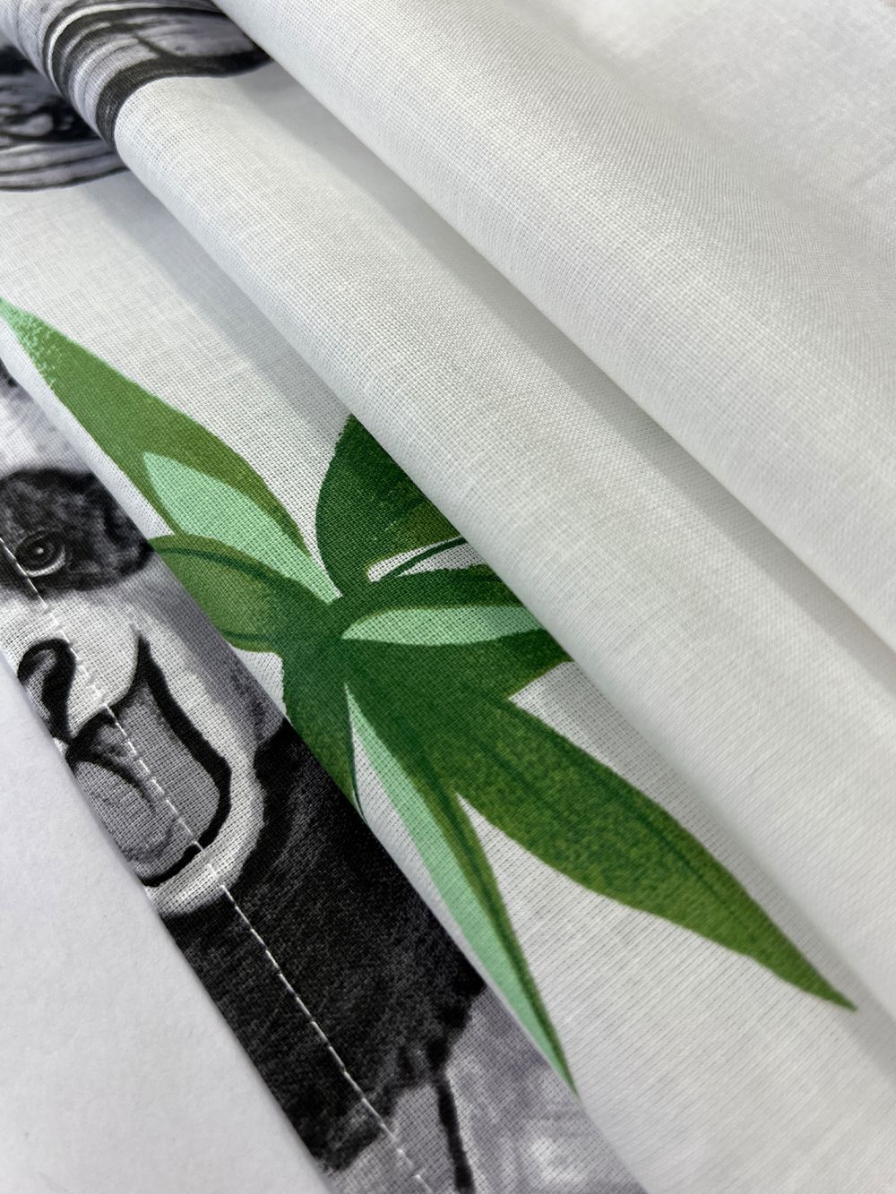 Наволочка комплект 2шт перкаль Сказка "Панды" 40х40 см на молнии