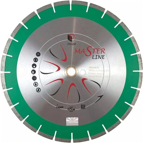 Диск алмазный DIAM Гранит Master Line 350*25,4/20 мм сегмент   000598