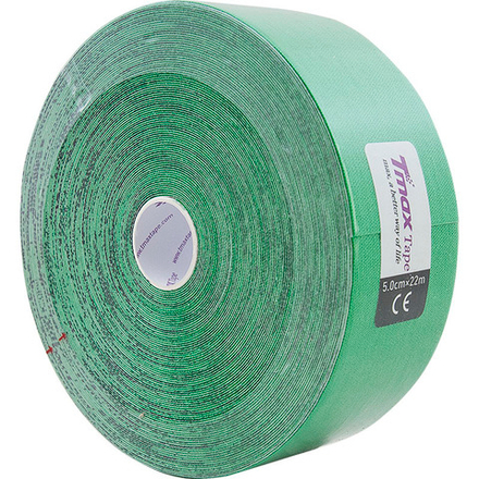 Тейп кинезиологический TMAX Extra Sticky 5 см x 22 м, 223280, зеленый