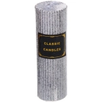 Свеча «Блестящий шик» 5*15 см, Серебро