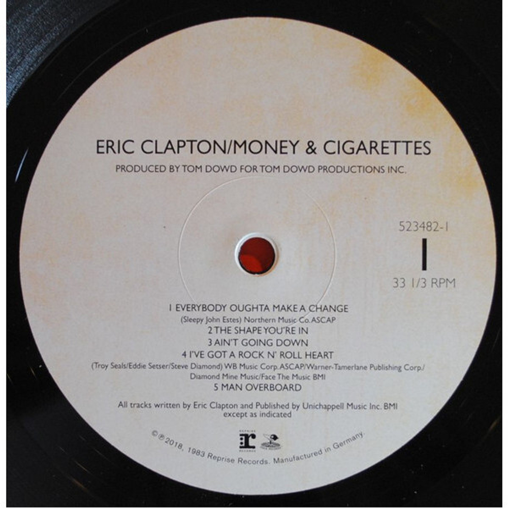 Eric Clapton / Money And Cigarettes (LP)