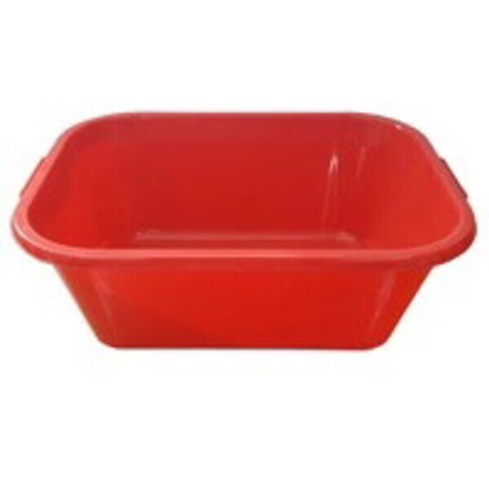 Таз прямоугольный 10 л ПП красный
