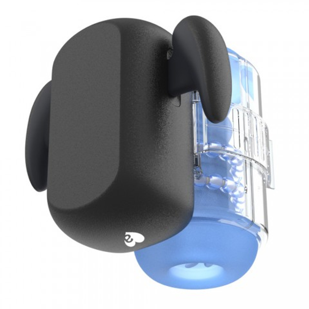 Инновационный робот-мастурбатор Black Knight с массажем бусинами от Amovibe