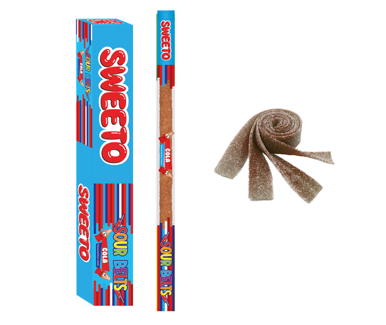 Мармелад SWEETO Кислый ремешок Кола 15г*54шт (12бл)