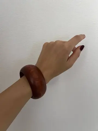 Браслет из смолы Дерево, Коричневый