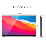 15.6" Портативный монитор VCHANCE FHD IPS 1920x1080, 60 Гц