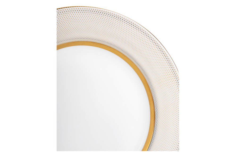 Тарелка закусочная 23см Narumi Золотой алмаз