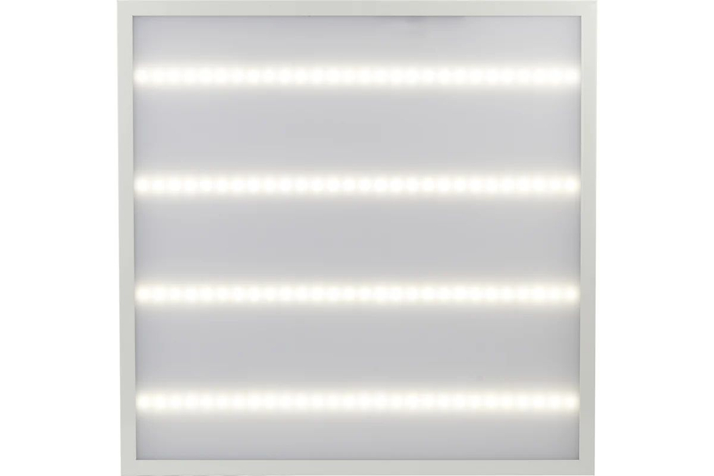 Светильник светодиодный SPO-6-36-4K-M (4) 36Вт 4000К IP40 3200лм 595х595х19 с драйвером панель матов. Эра Б0039319