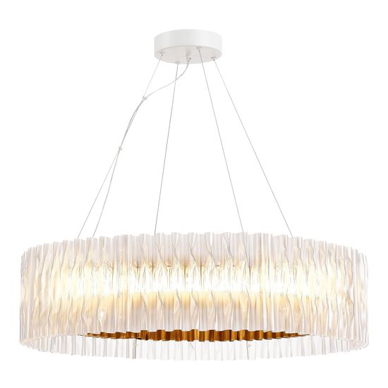 SL6012.213.01 Светильник подвесной ST-Luce Золотистый/Прозрачный LED 1*87W 3000K NAZARE