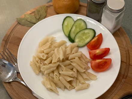 Макароны отварные