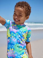 Костюм плавательный слитный для мальчика Next E22-289, Синий