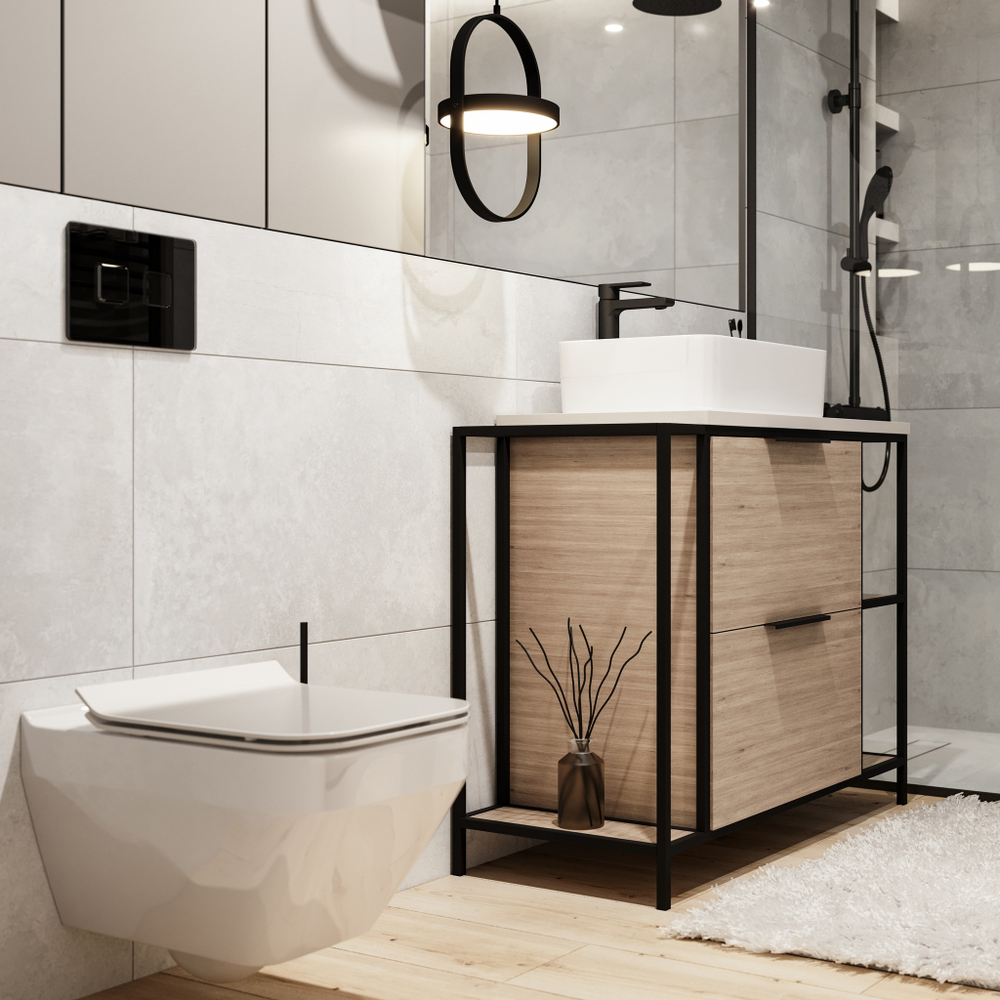 Глазурованный керамогранит Cersanit Balance 44.8x89.8 см 1.206 м² матовый цвет светло-серый