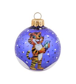 Элита НФШ-1632/1 Ел.украшение Шар «Тигренок» 65 мм