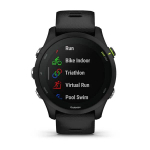 Смарт часы Garmin Forerunner 255 Music с черным ремешком