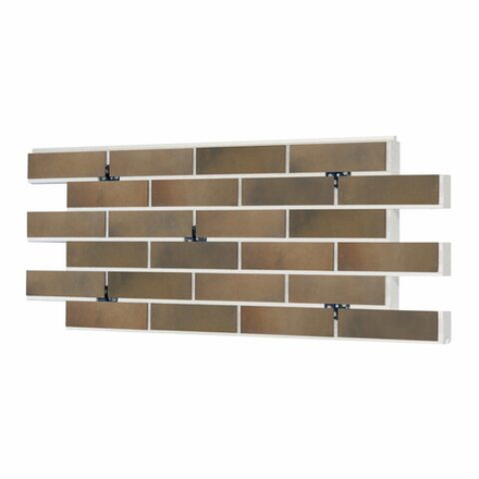 Клинкерная термопанель ППС BestPoint Retro Brick Cardamon 1020х455 мм