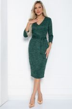 Платье Безупречный силуэт (зеленое) П12509-10 LT Collection