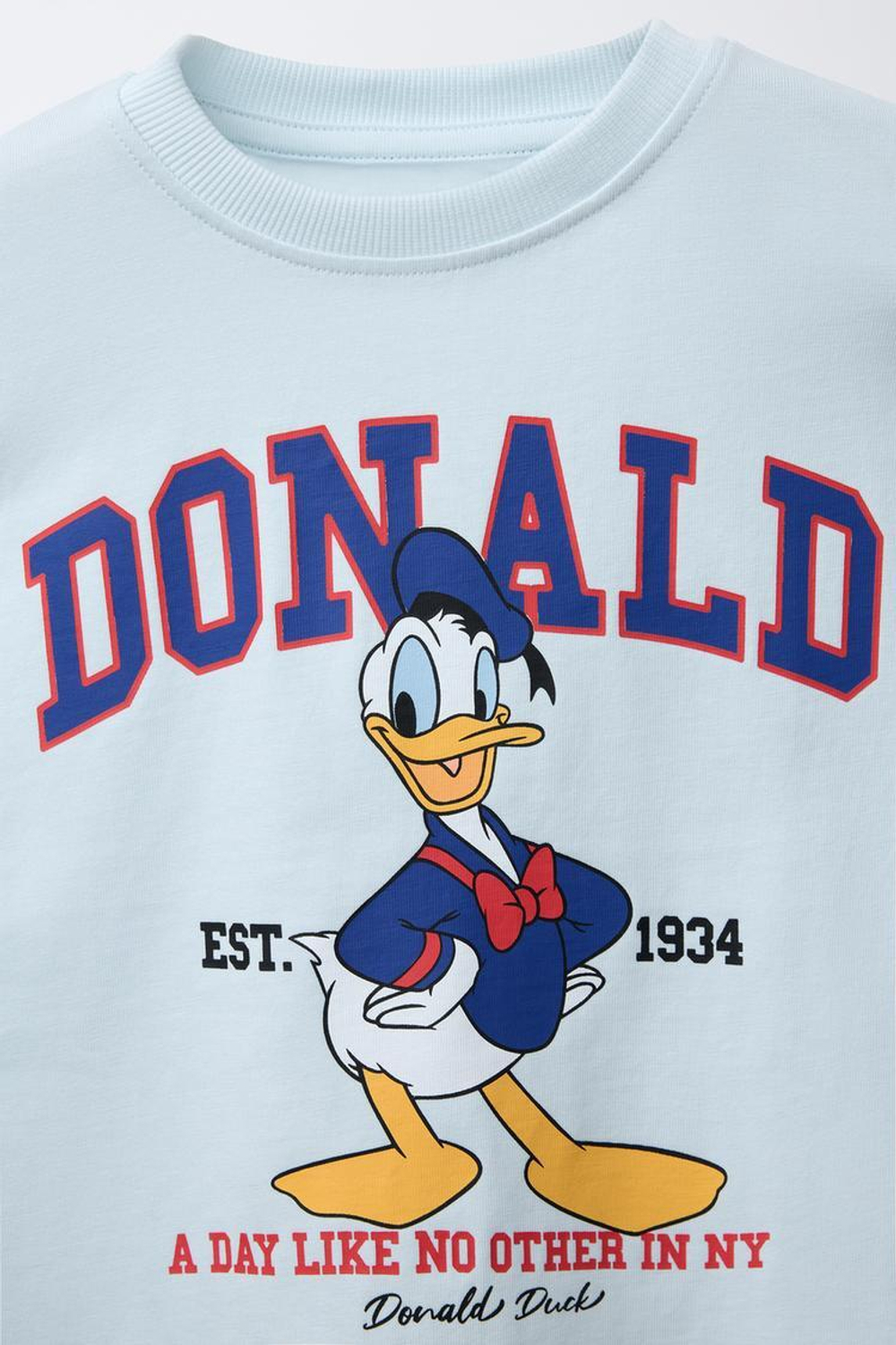 ZARA ФУТБОЛКА С ПРИНТОМ «МИККИ-МАУС» © DISNEY, НЕБЕСНО-ГОЛУБОЙ