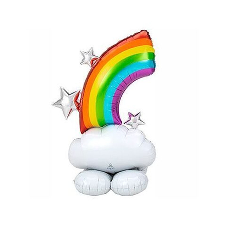 Шар фигура напольная "Радуга" 132 см