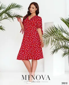 Платье 3149B-красный Minova