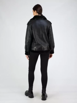 Дубленка авиатор натуральная зимняя