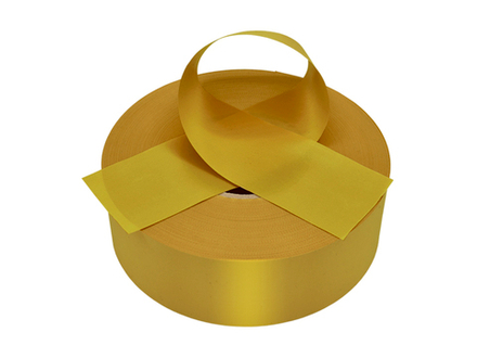 Лента плиссированная для наградных розеток. Цвет золотистая 008