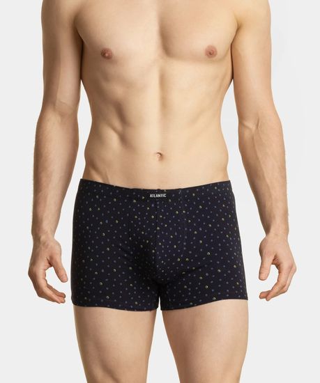 Трусы мужские боксеры (3шт), Atlantic 3MH-025/08,голубой + голубой + темно-синий