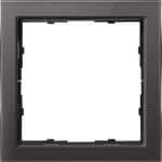 Рамка 1-я стекло мокко,  серия R98 Glass