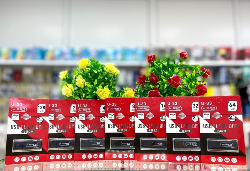 USB Флешка 4GB Lider U-33, USB 2.0, черная