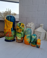 Матрёшка "Ван Гог" 5мест 18см