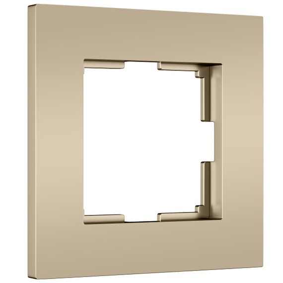 Рамка на 1 пост Slab шампань софт W0012911 a071623
