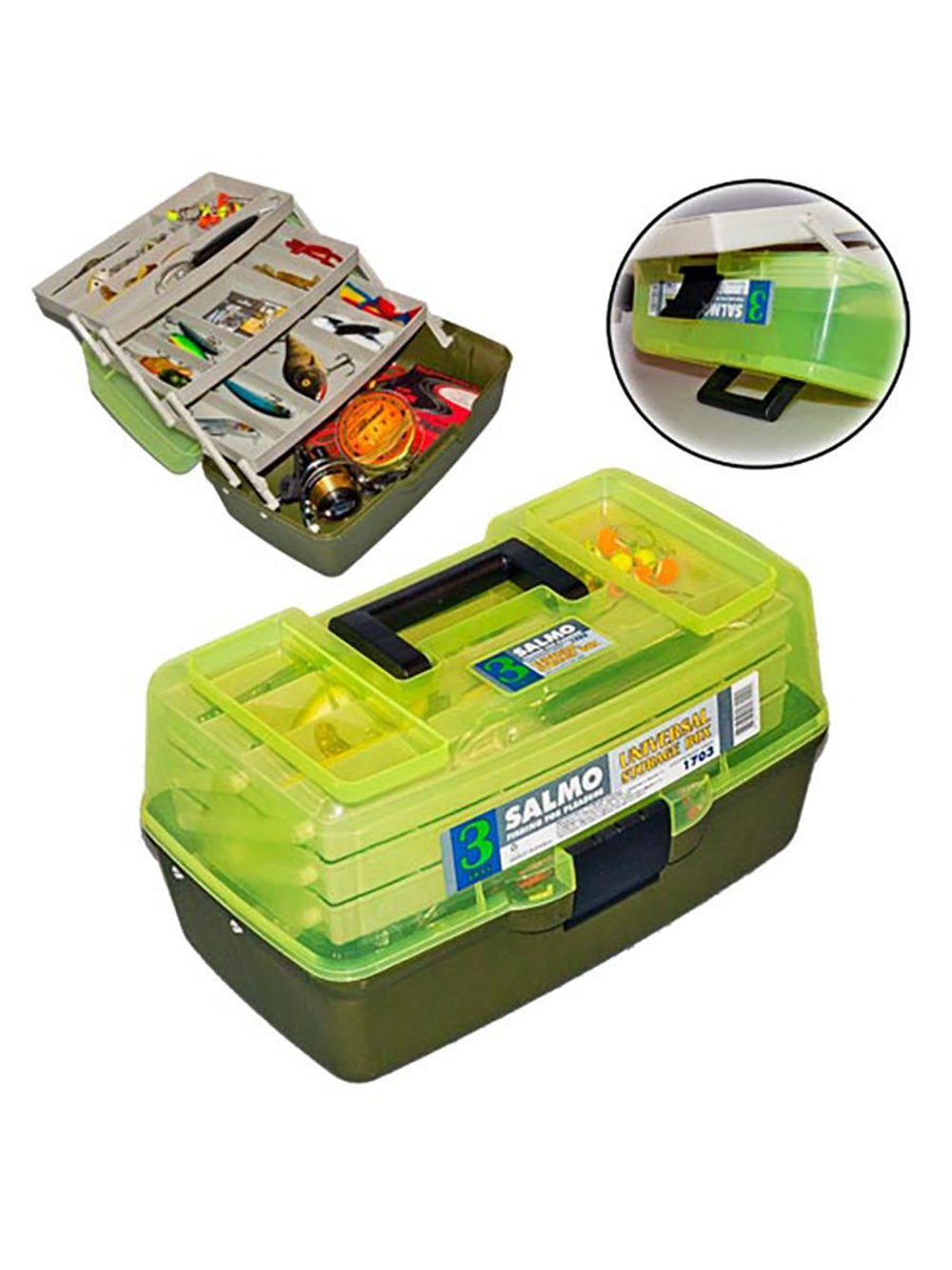 Ящик рыболова RING STAR R-390 Clear,392 x 206 x 164 мм