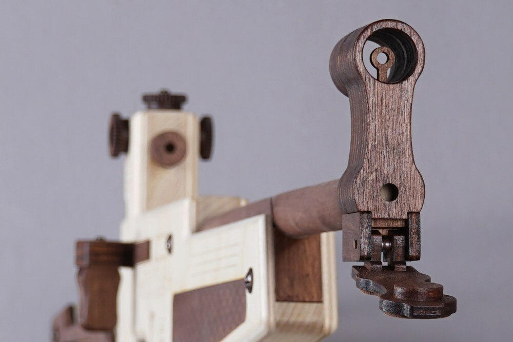 Винтовка BIATHLON от TARG - деревянный конструктор, сборная модель оружия, 3d пазл