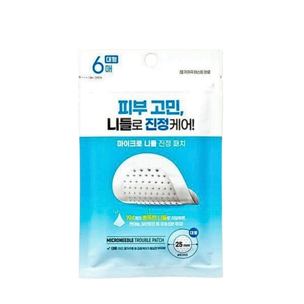 Патчи успокаивающие Daiso Micro Needle Soothing Patches (L size), 6 шт