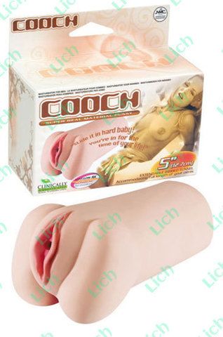 Нежный розовый мастурбатор Cooch