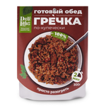 Готовое блюдо Гречка по-купечески пакет 300 г DeliLabs 4шт*300г 1,2кг