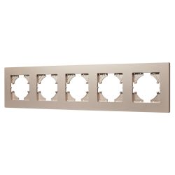 Рамка пластиковая FRM-PERIO-PL-5-GD (Arlight, -) 049765