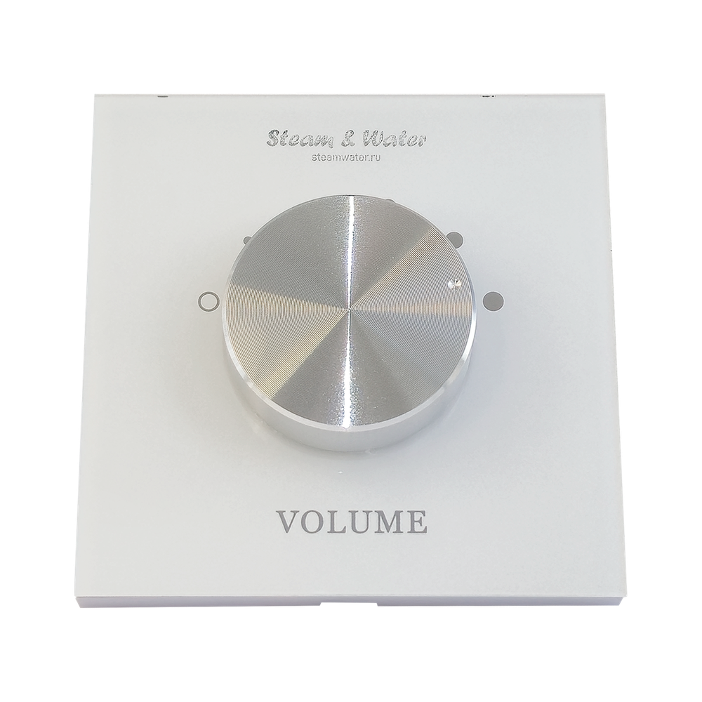 Настенный регулятор громкости звука настенный Steam&water SOUND CONTROL Black 50 (Цвет черный, 5 уровней громкости, 4-8 Ом, 30W)