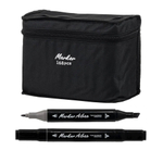 Маркер для скетчинга, двусторонние, Basir, четырехгранные, спиртовые, 168 шт