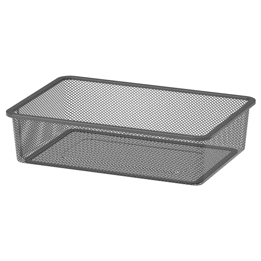 ТРОФАСТ TROFAST Сетчатый короб 42x30x10 см, темно-серый