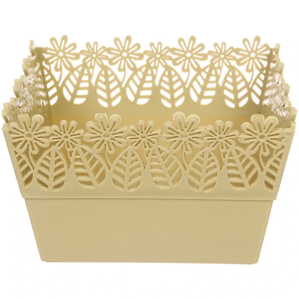 Сухарница пластиковая «SEGRETO» 17,5*17,5*11см оливковая