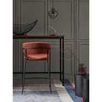 Стул полубарный Bergenson Bjorn Helning, букле, терракота