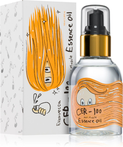 Elizavecca Cer-100 Hair Muscle Essence Oil - увлажняющее регенерирующее масло для поврежденных волос /   100  ml  / GTIN 8809635720374