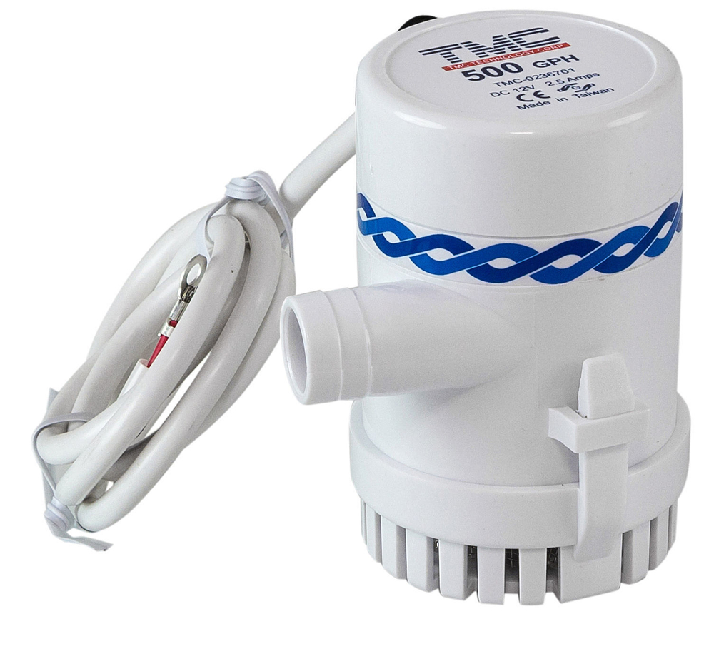 Помпа осушительная, 12 В, 500GPH (1892.5 л/ч)