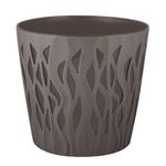 Горшок для цветов InGreen Winds D 340мм/20 л с дренажной вставкой 18,7л антрацит