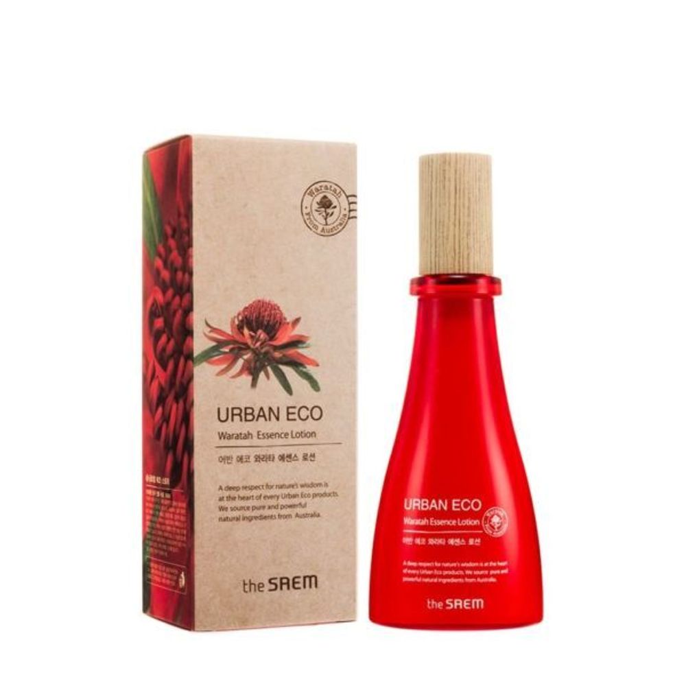 The Saem Urban Eco Waratah Essence Lotion лосьон с экстрактом телопеи для упругости и эластичности кожи