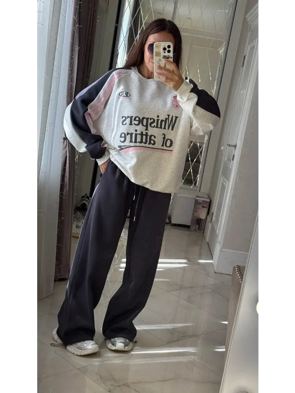 Костюм ATTIRE спортивная двойка свитшот с брюками