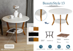 Стол журнальный Мебелик BeautyStyle 13 серый бетон-бук