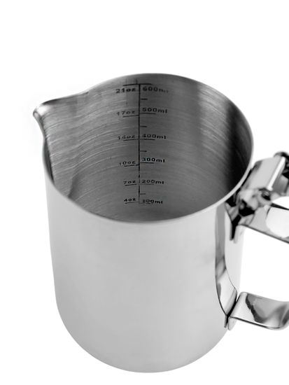 Молочник с крышкой 600 мл. из нержавеющей стали Kamille KM 4386