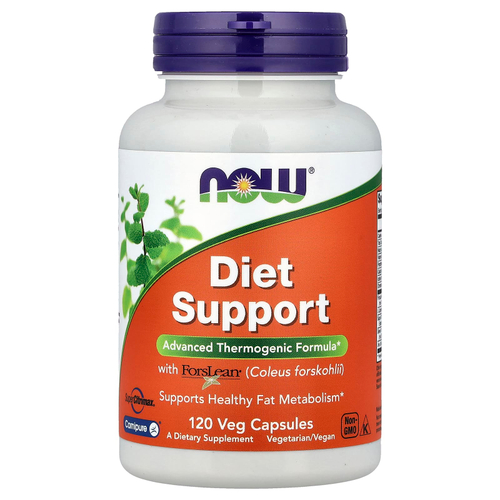 NOW Foods, Диетическая поддержка, 120 растительных капсул