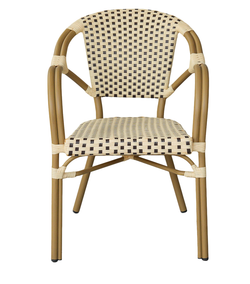 "Кабри" обеденная группа плетеная на 4 персоны, цвет бежево-коричневый